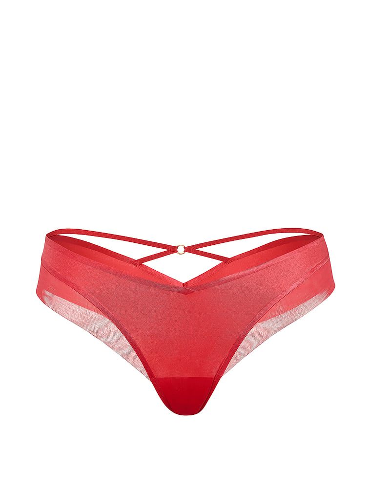 Majtki z paseczkami z tyłu Sheer Reveal Cheeky. Produkt ma kolor różowy i pochodzi z kolekcji Very Sexy. 