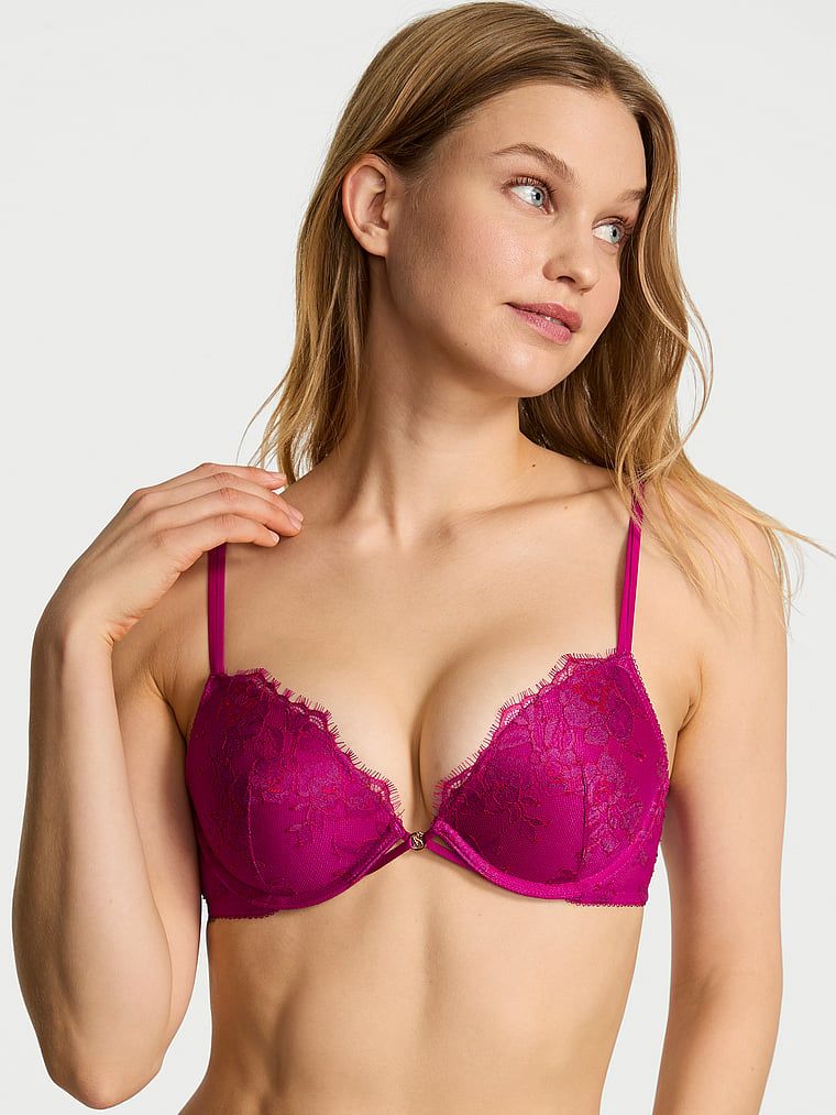 Very Sexy Biustonosz push-up koronkowy Rose Lace