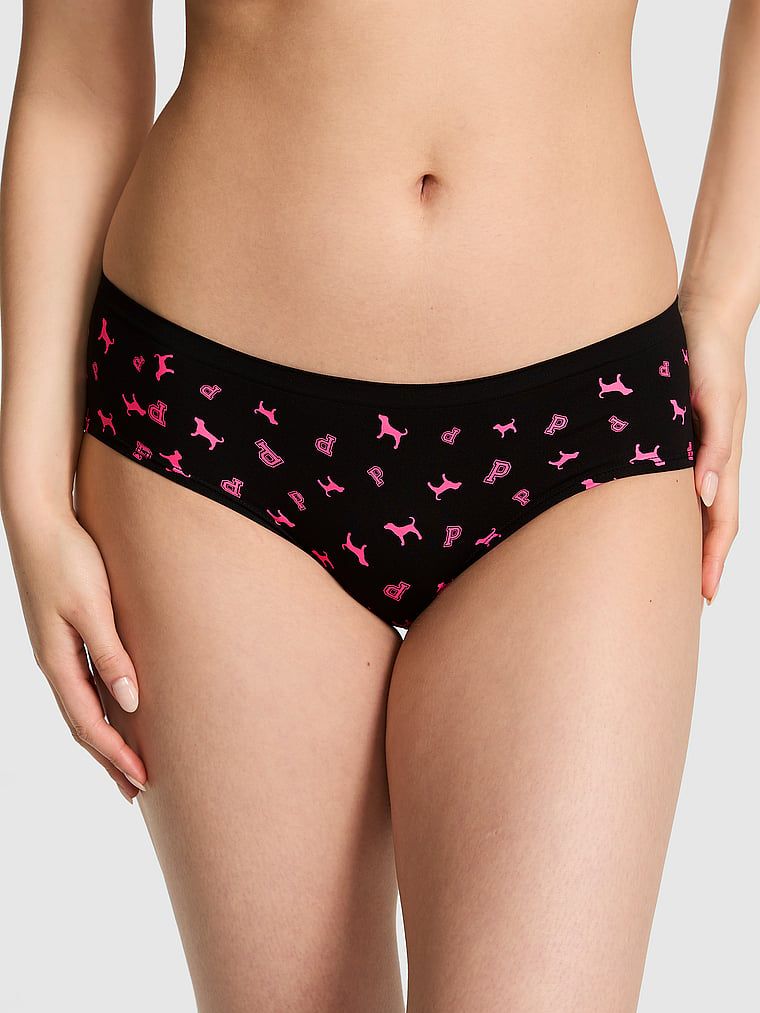 Bezszwowe majtki hiphugger PINK