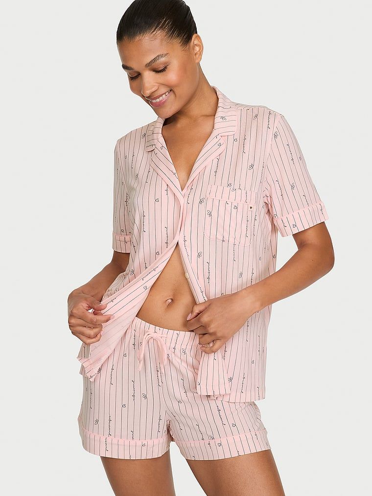 Victoria's Secret Piżama z modalu z szortami SoSoft