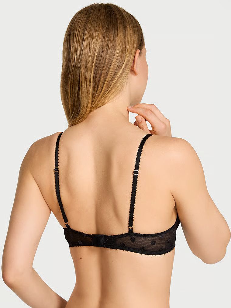 Very Sexy Biustonosz nieusztywniany Sheer Heritage Dot Demi