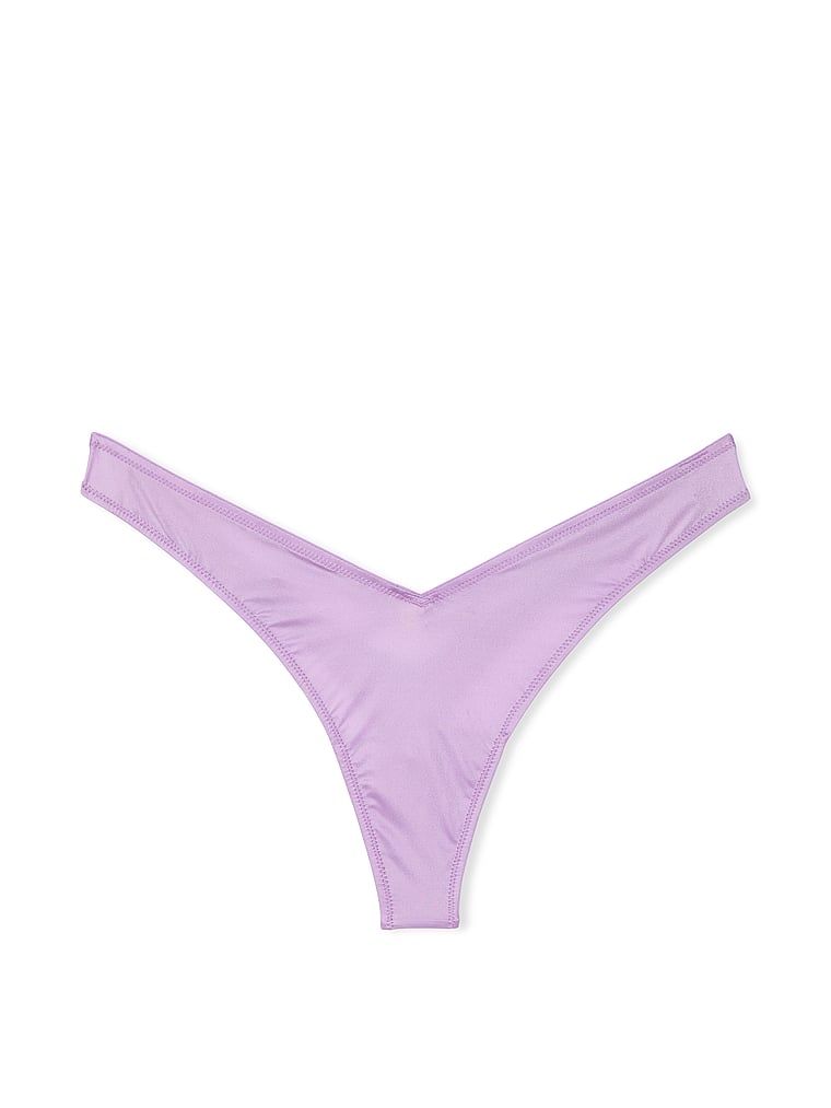 Stringi z paseczkami z tyłu i wysoko wyciętymi nogawkami Strappy-Back High-Leg. Produkt ma kolor purpurowy i pochodzi z kolekcji Very Sexy. 