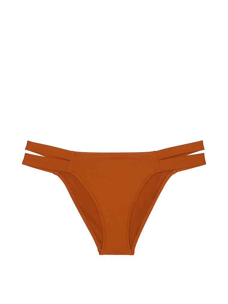 Dół od bikini Essential Brazilian. Produkt ma kolor brązowy i pochodzi z kolekcji Victoria's Secret Swim. 
