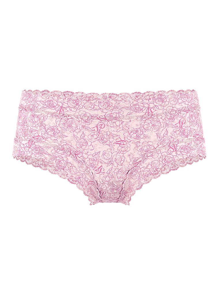 Majtki z koronką Lace Cheeky. Produkt ma wzór kwiatowy i pochodzi z kolekcji Lacie. 