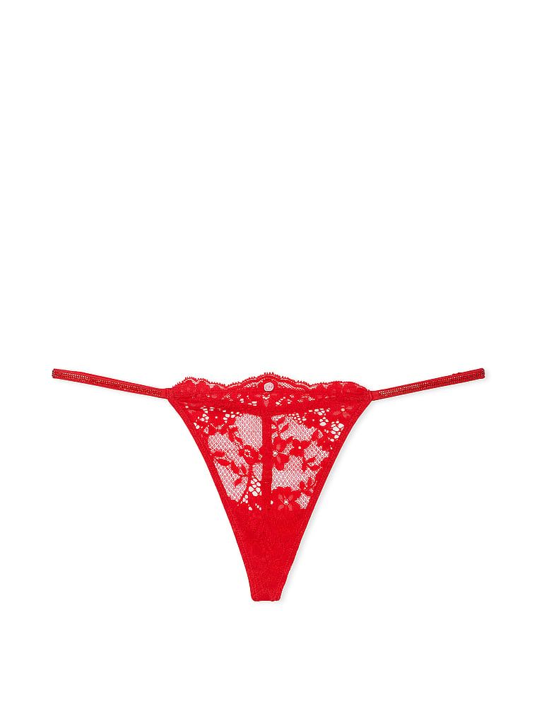Stringi koronkowe Twinkle Strap. Produkt ma kolor czerwony i pochodzi z kolekcji Dream Angels. 