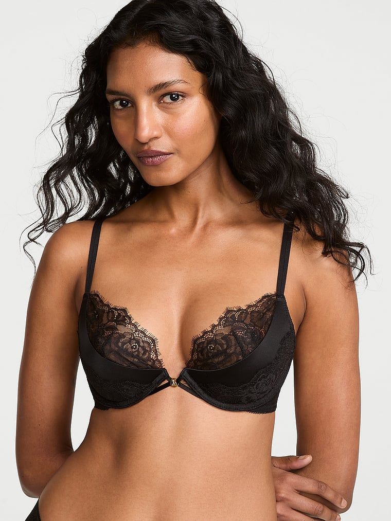 Very Sexy Biustonosz push-up ze wstawkami z koronki Envy Low-Cut