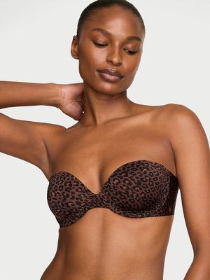 Victoria's Secret Bare Biustonosz lekko usztywniany bez ramiączek Strapless