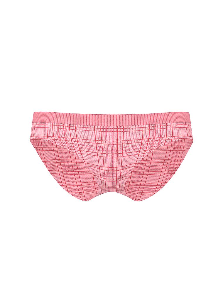 Majtki bezszwowe Shimmer Plaid Bikini. Produkt jest wzorzysty i pochodzi z kolekcji Seamless. 