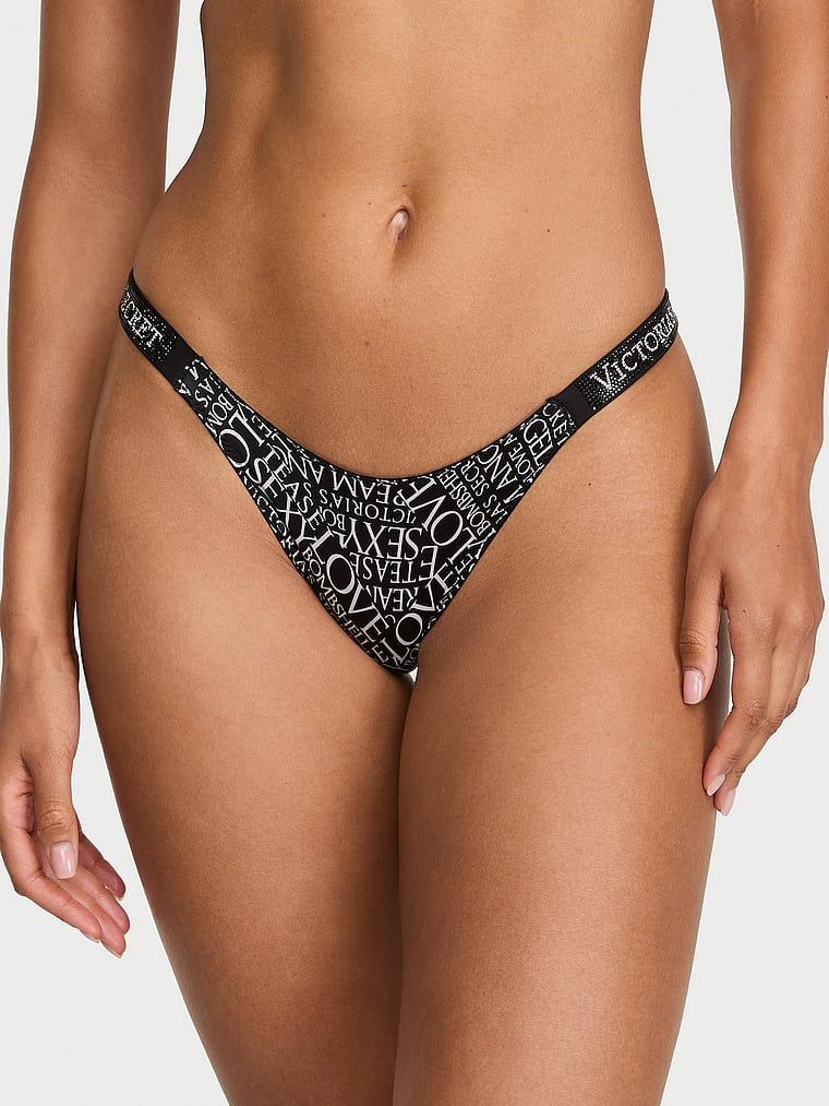 Very Sexy Majtki brazyliany z błyszczącymi paskami Shine Strap Brazilian