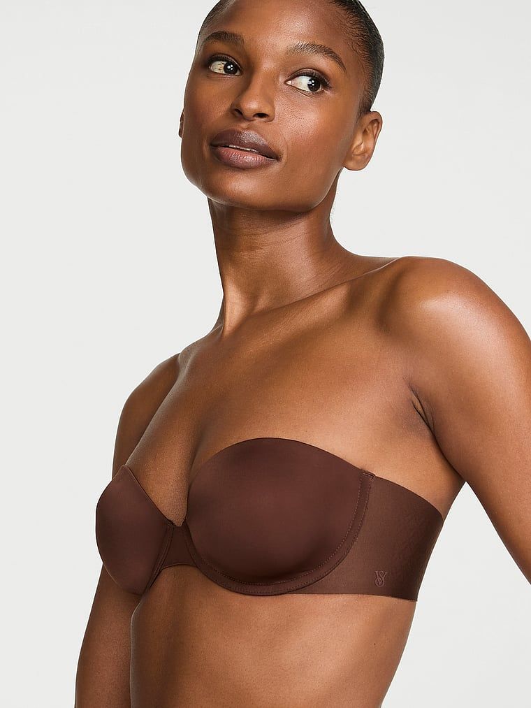 Invisible by Victoria's Secret Biustonosz lekko usztywniany bez ramiączek Strapless