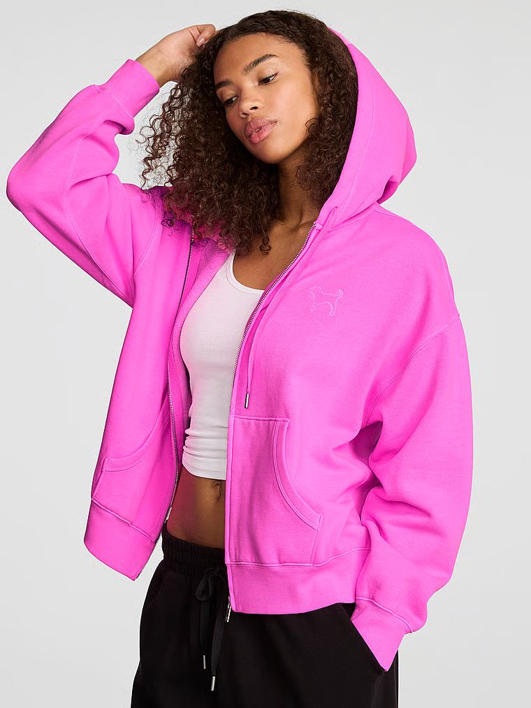 Rozpinana bluza z kapturem Campus Fleece