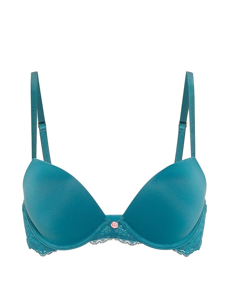Biustonosz push-up Smooth and Lace. Produkt ma kolor niebieski i pochodzi z kolekcji Dream Angels. 