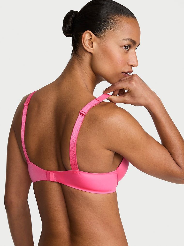 Biustonosz push-up Shine Strap. Produkt ma kolor różowy i pochodzi z kolekcji Very Sexy. 