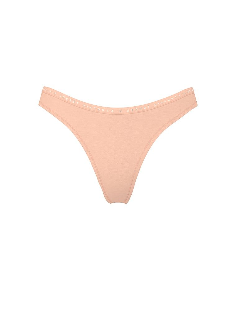 Victoria's Secret Stringi bawełniane High-Leg Scoop