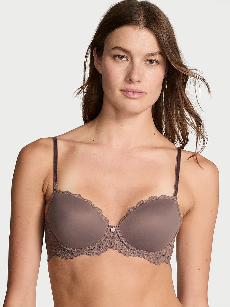 Dream Angels Biustonosz lekko usztywniany Smooth and Lace Classic Demi