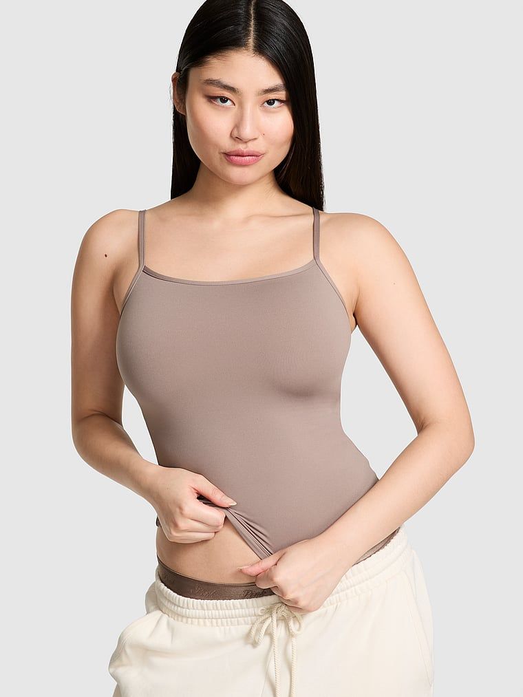 Top na ramiączkach PINK Base Stretch