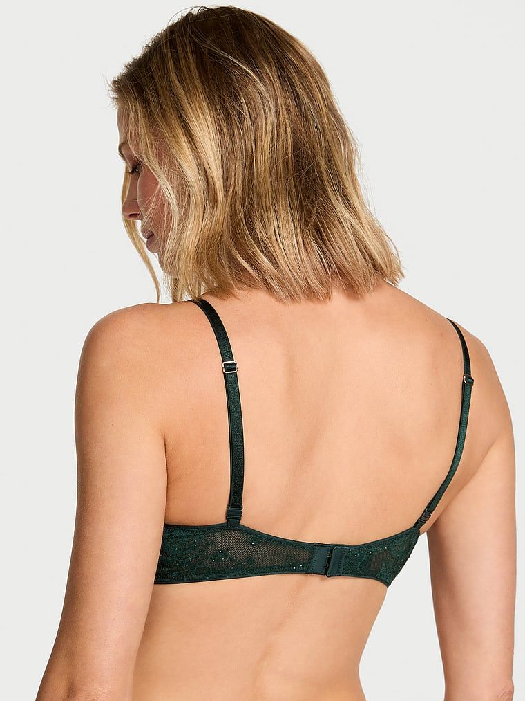 Very Sexy Biustonosz push-up koronkowy powiększający o 2 rozmiary Bombshell Shimmer