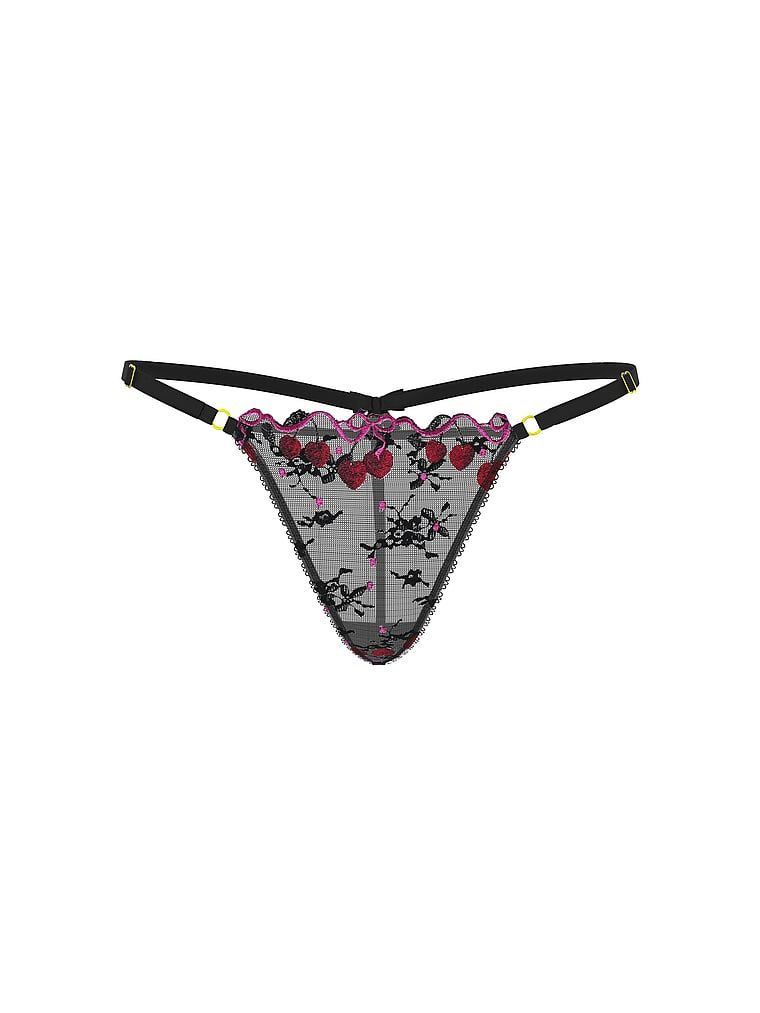 Stringi Cherry Pop. Produkt jest wzorzysty i pochodzi z kolekcji Very Sexy. 