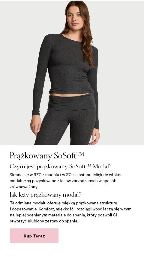 Modelka w piżamie