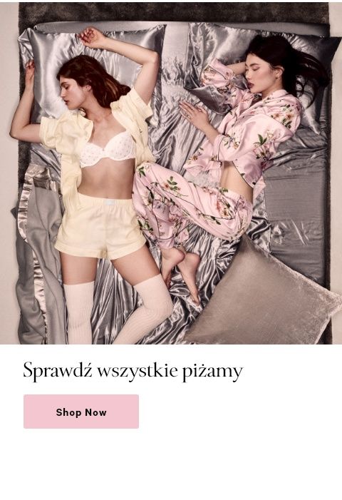 Modelka w piżamie