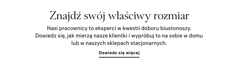Oblicz rozmiar biustonosza