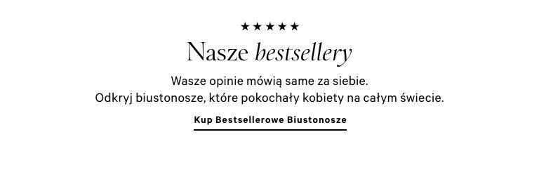 Bestsellerowe biustonosze